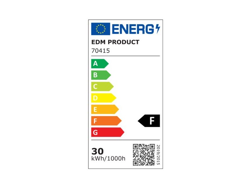 Фокус на Прожектор EDM 70415 Черен F 30 W (4000 K) Фокус на Прожектор EDM 70415 Черен F 30 W (4000 K)