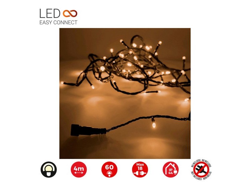 Гирлянда от LED Светлини EDM 71251 4 m Бял