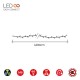 Гирлянда от LED Светлини EDM 71253 Easy-Connect Многоцветен 4 m