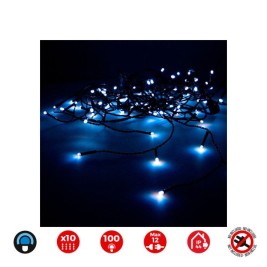 LED Светлинна Завеса EDM 71259 1,8 W Син Прозрачен 2 x 1 m (1 броя)