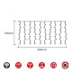 LED Светлинна Завеса EDM 71260 Easy-Connect 1,8 W 2 x 1 m