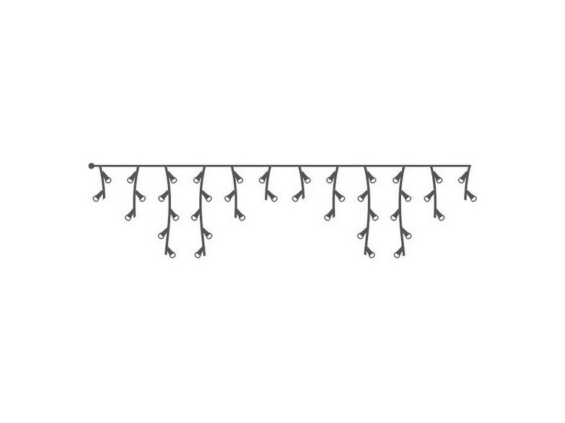 LED Светлинна Завеса EDM 71482 Icicle Easy-Connect 100 W 0,72 W 200 x 50 cm