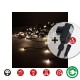 LED Светлинна Завеса EDM 71483 Icicle Easy-Connect 100 W 0,72 W Топла светлина Топло Бяло 200 x 50 cm Бял