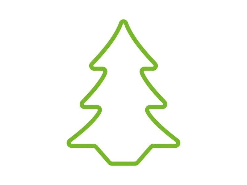 Декоративна фигурка EDM 72128 Flexiled Зелен Ела 45 x 3 x 62 cm