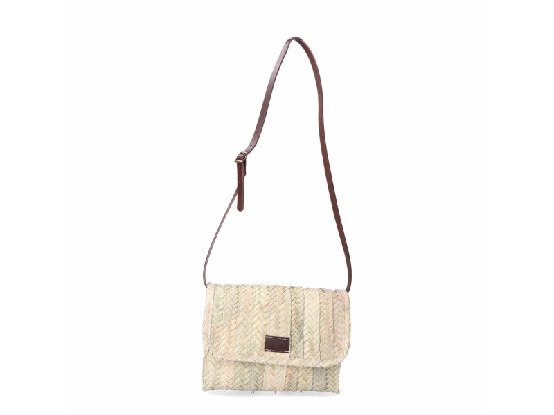 Дамска Чанта EDM Lola 27 x 20 cm Палмов лист Кожа