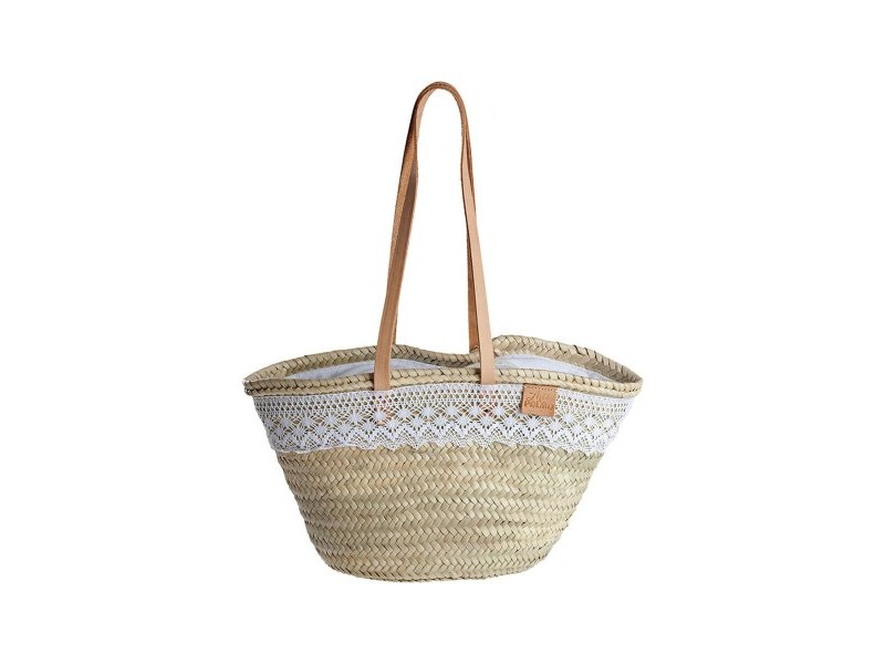 Дамска Чанта EDM Nova 48,5 x 29,5 cm Палмов лист Дантела