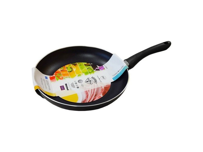 Тиган с Незалепващо Покритие EDM Basic Line Whitford Technology Черен Алуминий Ø 24 cm