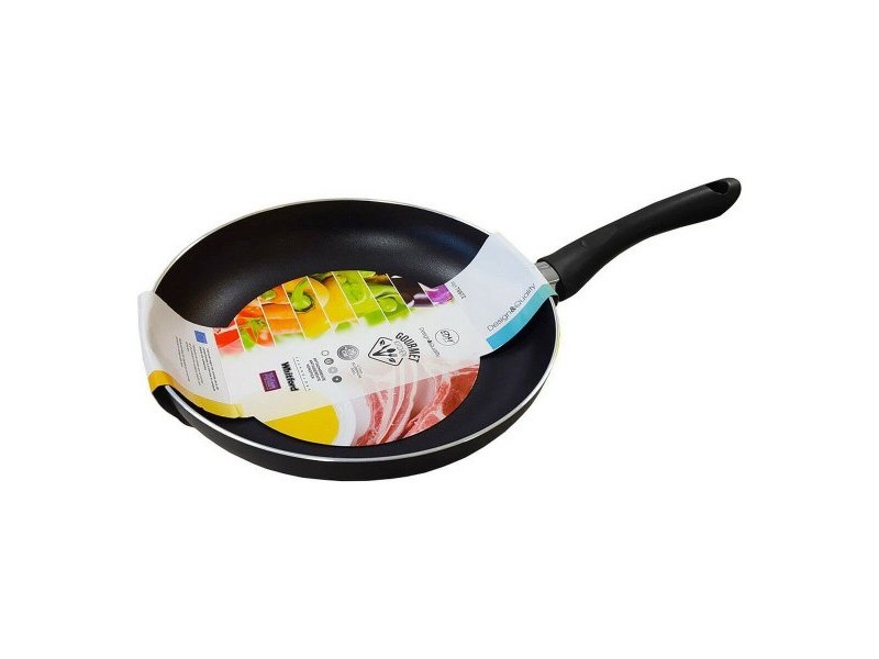 Тиган с Незалепващо Покритие EDM Basic Line Whitford Technology Черен Алуминий Ø 28 cm