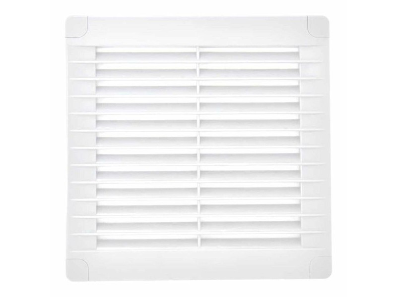 Вентилационна решетка EDM 87702 Бял 15 x 15 cm