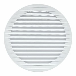 Вентилационна решетка EDM 87721 Бял Ø 15 cm