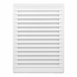 Вентилационна решетка EDM 87733 Бял 13,7 x 20,7 cm Мрежа против комари