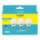 Опаковка от 3 LED крушки EDM 98202 G 35 W 5 W 50 W E14 400 lm Ø 4,5 x 8 cm (6400 K)