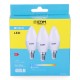 Опаковка от 3 LED крушки EDM 98205 G 35 W 5 W 50 W E14 400 lm Ø 3,6 x 10 cm (6400 K) Опаковка от 3 LED крушки EDM 98205 G 35 W 5 W 50 W E14 400 lm Ø 3,6 x 10 cm (6400 K)