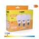 Опаковка от 3 LED крушки EDM 98206 F 60 W 10 W 68 W E27 810 Lm 932 Lm Ø 6 x 10,8 cm (3200 K)