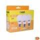 Опаковка от 3 LED крушки EDM 98206 F 60 W 10 W 68 W E27 810 Lm 932 Lm Ø 6 x 10,8 cm (3200 K)