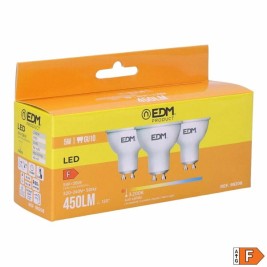 Опаковка от 3 LED крушки EDM 98208 F 5 W 45 W GU10 450 lm Ø 5 x 5,5 cm (3200 K)