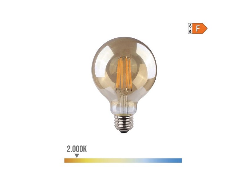 LED крушка EDM 98627 F 8 W 55 W E27 720 Lm Ø 9,5 x 14 cm (2000 K)
