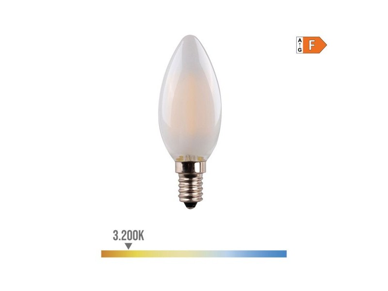 LED крушка за лампа тип свещ EDM 98629 F 30 W 4,5 W 40 W E14 470 lm 3,5 x 9,8 cm (3200 K)