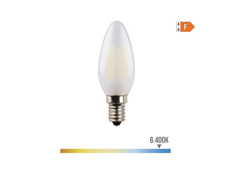 LED крушка за лампа тип свещ EDM 98630 F 30 W 4,5 W 40 W E14 470 lm 3,5 x 9,8 cm (6400 K) LED крушка за лампа тип свещ EDM 98630 F 30 W 4,5 W 40 W E14 470 lm 3,5 x 9,8 cm (6400 K)