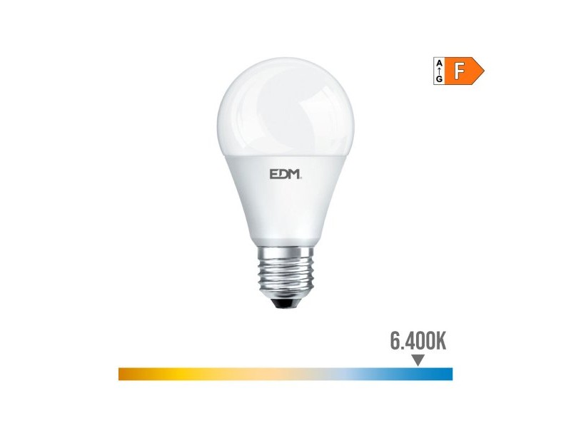 LED крушка EDM 98706 F 100 W 15 W E27 1521 Lm Ø 6 x 11,5 cm (6400 K) LED крушка EDM 98706 F 100 W 15 W E27 1521 Lm Ø 6 x 11,5 cm (6400 K)