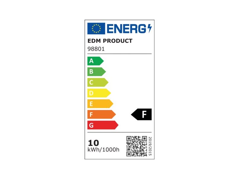 LED крушка EDM 98801 F 60 W 10 W 68 W E27 810 Lm 932 Lm 12 x 9,5 cm (3200 K)