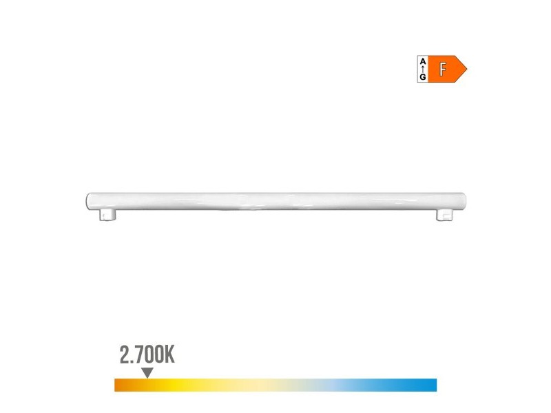 LED тръба EDM 98809 Linestra F 18 W 120 W 115 W S14S 1800 Lm 1450 Lm Ø 3 x 100 cm (2700 K)