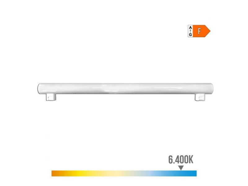 LED тръба EDM 98823 Linestra F 60 W 9 W S14S 700 lm 950 Lm Ø 3 x 50 cm (6400 K)