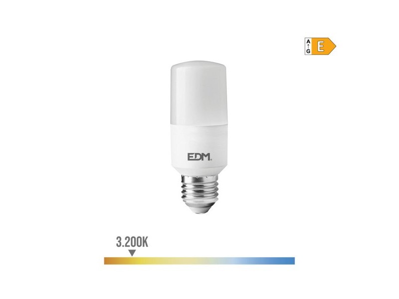 LED крушка EDM 98839 E 10 W E27 1100 Lm Ø 4 x 10,7 cm Тръбен