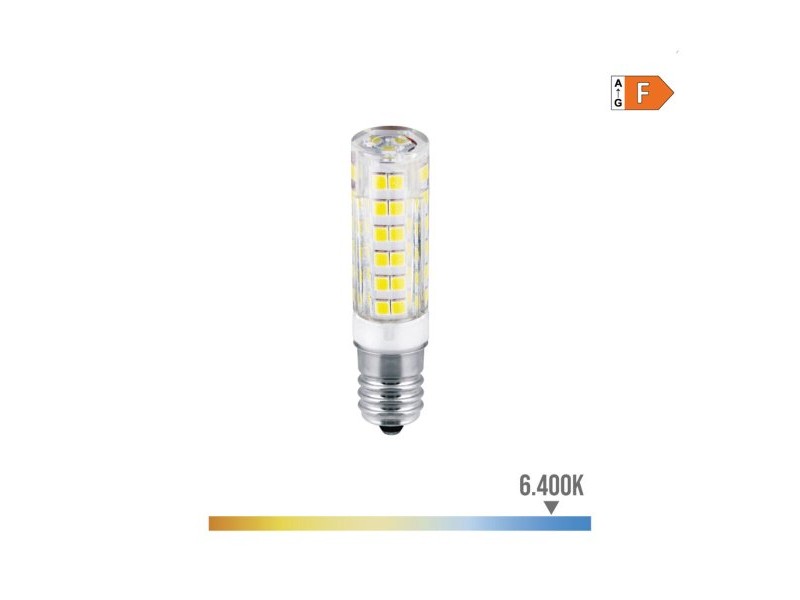 LED крушка EDM 98886 F 35 W 4,5 W 39 W E14 450 lm Ø 1,6 x 6,6 cm Тръбен (6400 K)