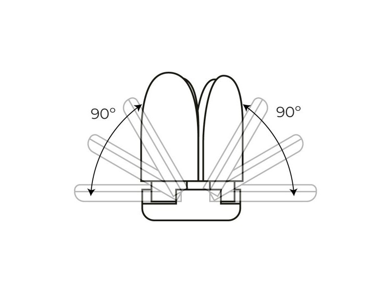 LED крушка EDM 98907 Leaf 30 W 200 W E27 3000 lm 35 x 11,2 cm в различни посоки (6500 K)