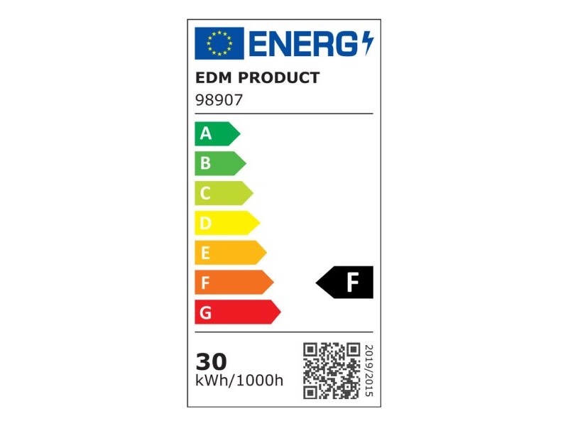 LED крушка EDM 98907 Leaf 30 W 200 W E27 3000 lm 35 x 11,2 cm в различни посоки (6500 K)