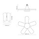 LED крушка EDM 98909 45 W E27 4265 Lm в различни посоки (6500 K)