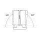 LED крушка EDM 98909 45 W E27 4265 Lm в различни посоки (6500 K)
