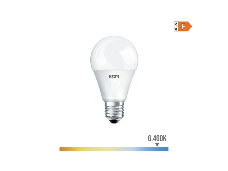 LED крушка EDM 98940 F 60 W 10 W E27 810 Lm Ø 6 x 10,8 cm Регулируем (6400 K)