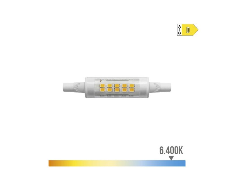LED крушка EDM 98981 D 5,5 W 45 W 60 W R7s 800 lm 600 lm 1,5 x 7,8 cm Ø 1,5 x 7,8 cm Линеен (6400 K)