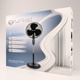 Вентилатор с крака Grunkel FAN-N16ECOTIMER Черен