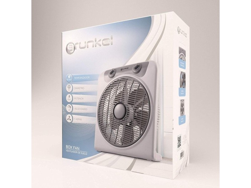 Вентилатор за по Grunkel BOX FAN 45 W Сив
