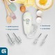 Блендер/миксер за тесто Grunkel AM-350TURB05BOWL 350 W Бял 1 L 2 L