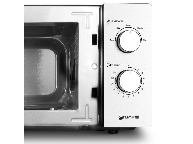 микровълновата фурна Grunkel Сребрист 700 W 20 L