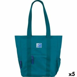 Чанта Oxford B-TRENDY AQUA Син 34 x 31 x 12 cm (5 броя)