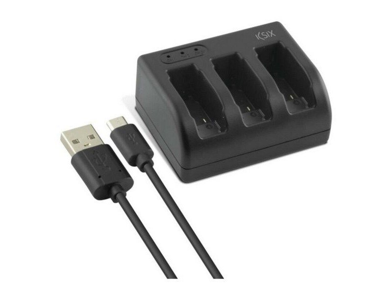 Зарядно за Батерия GoPro KSIX Hero 5 USB-C Черен