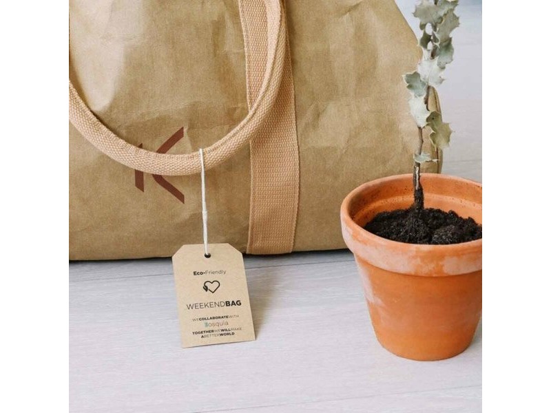 Пътническа Чанта KSIX WeekendBag Кафяв Eco-friendly крафт хартия