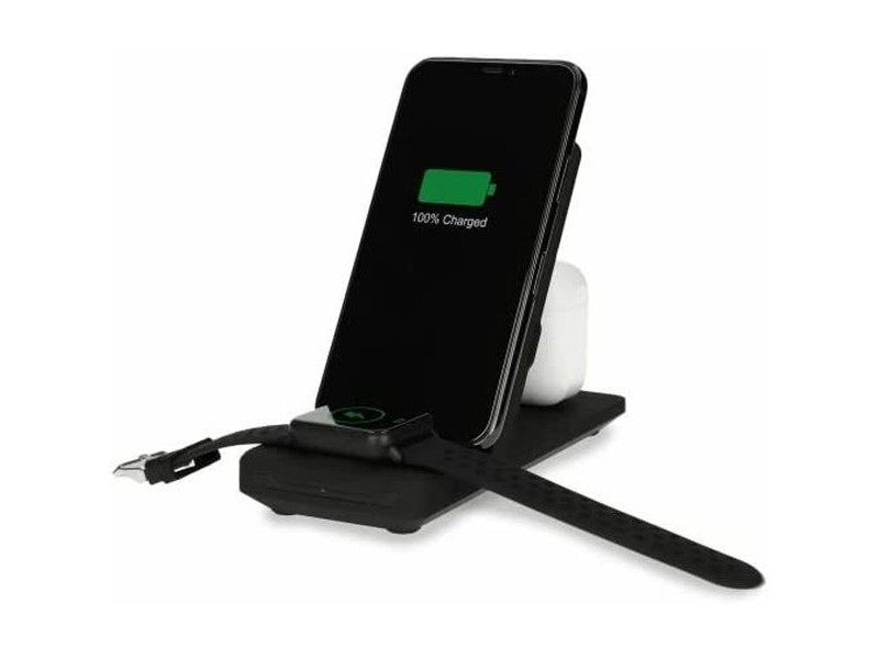 Безжично зарядно KSIX Apple-compatible 15W