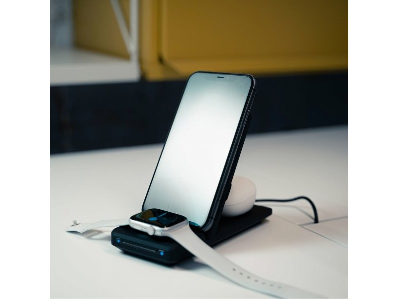 Безжично зарядно KSIX Apple-compatible 15W