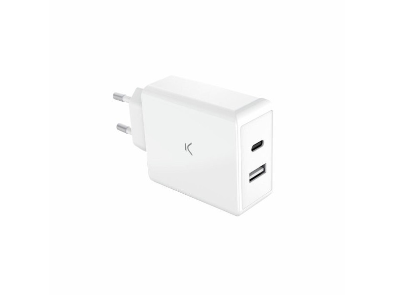 Зарядно за стена KSIX Бял 65 W