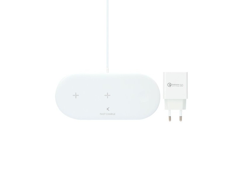 Безжично зарядно KSIX Apple-compatible