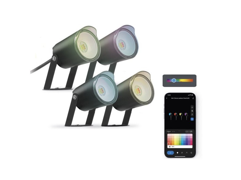 LED spotlight KSIX SmartLED Черен (3000K)