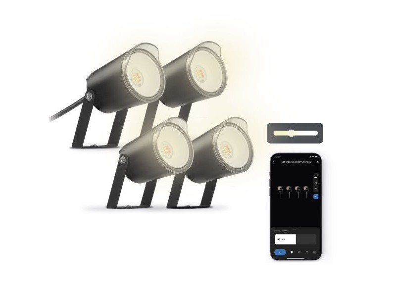 LED spotlight KSIX SmartLED Черен (3000K)