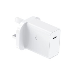Зарядно за стена KSIX PPS Бял 30 W