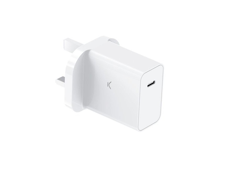 Зарядно за стена KSIX PPS Бял 30 W